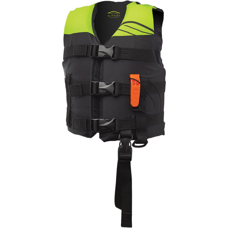 SLIPPERY 3242-0067 Child Hydro Vest black/neon yellow