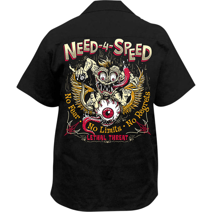 LETHAL THREAT 3040-3141 HW50232XL Need 4 Speed Shirt black - xl
