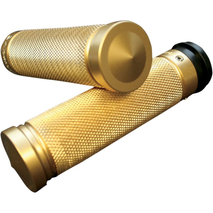 ACCUTRONIX 0630-1123 GR101-K5 Brass Knurled Custom Grips Grips - Knurled - TBW - Brass