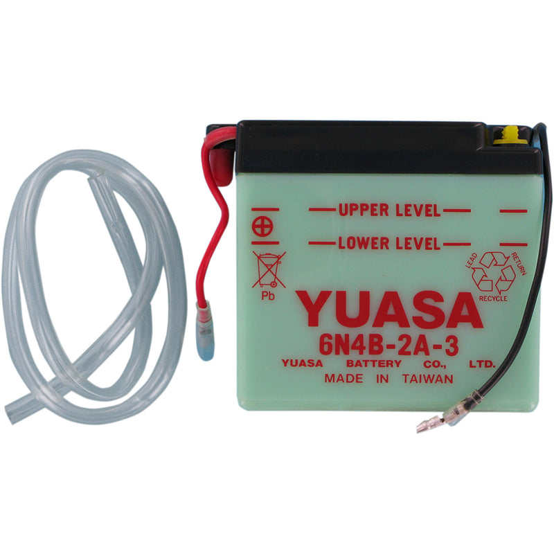 Yuasa Conventional Battery - YUAM26B43 For Yamaha Dirt Bikes 1974-1976 | Kawasaki ATV/UTV Models 1973-1975