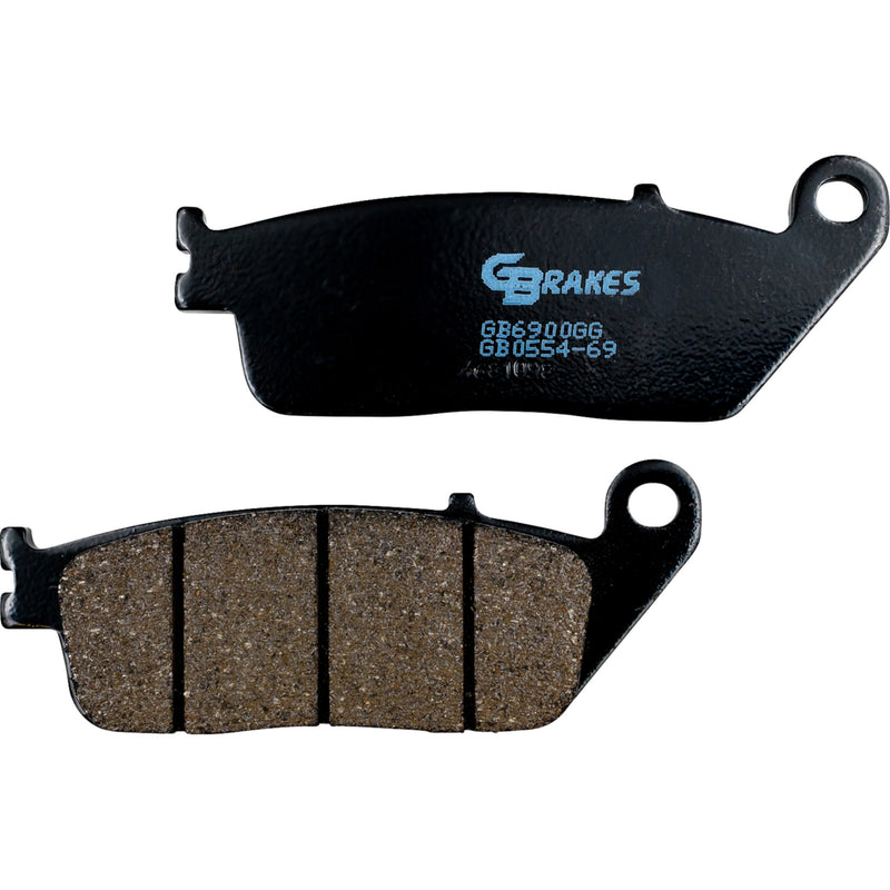 Gbrakes Brake Pad - GB0554-69 For Honda Motorcycles 1988-2025 | Kawasaki Motorcycles 2013-2026 | CFMOTO 650 Adventura / 650NK 2022-2023