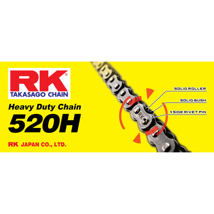 RK 1221-0137 M520H-110 Heavy Duty (H) M520H Chain M520H - Heavy-Duty Chain - 110 Links