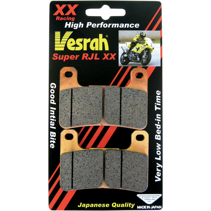 VESRAH 1721-1683 VD-355XX RJL XX High-Performance Race Pads JL Sintered Metal Brake Pads - VD-355RJL-XX