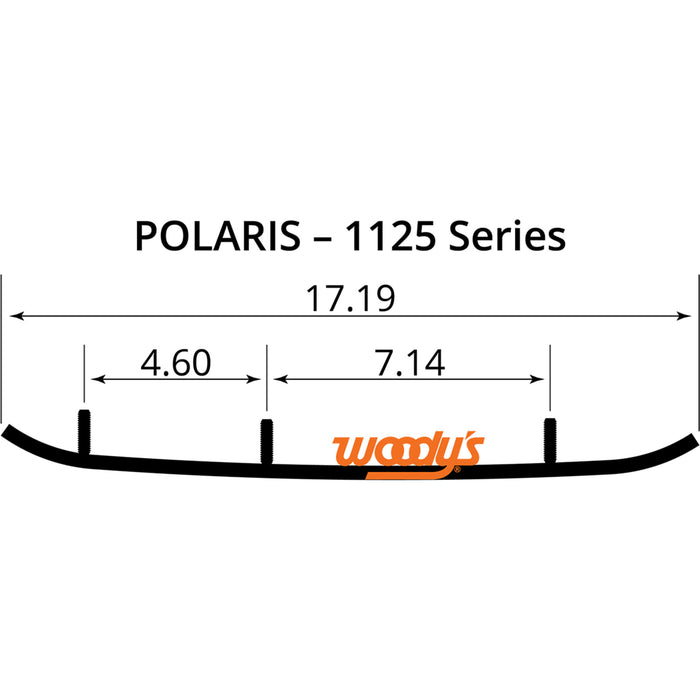 WOODY'S 4612-0088 WPI-1125 Executive Series™ Flat-Top® Wear Bars Executive Series™ Flat-Top® Runner