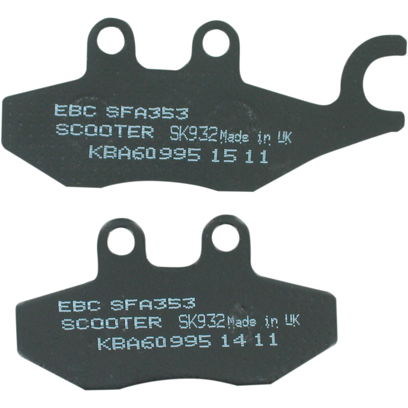 EBC Brake Pad - SFA353 For Piaggio Motorcycles 2005-2020 | Vespa Motorcycles 2004-2023 | Aprilia 50 / Motard 50 2012-2015
