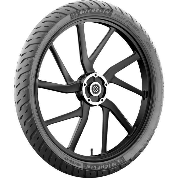 MICHELIN 0305-0826 18500 Pilot Street 2 Tire Reinforced Tire - Pilot Street 2 - Front/Rear - 100/90-10 - 61P