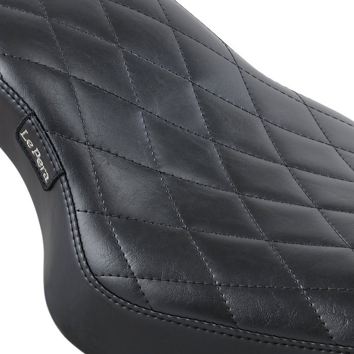 LE PERA 0804-0592 LK-076DM Cobra Full-Length Seat - Diamond - Black - XL '04-'22