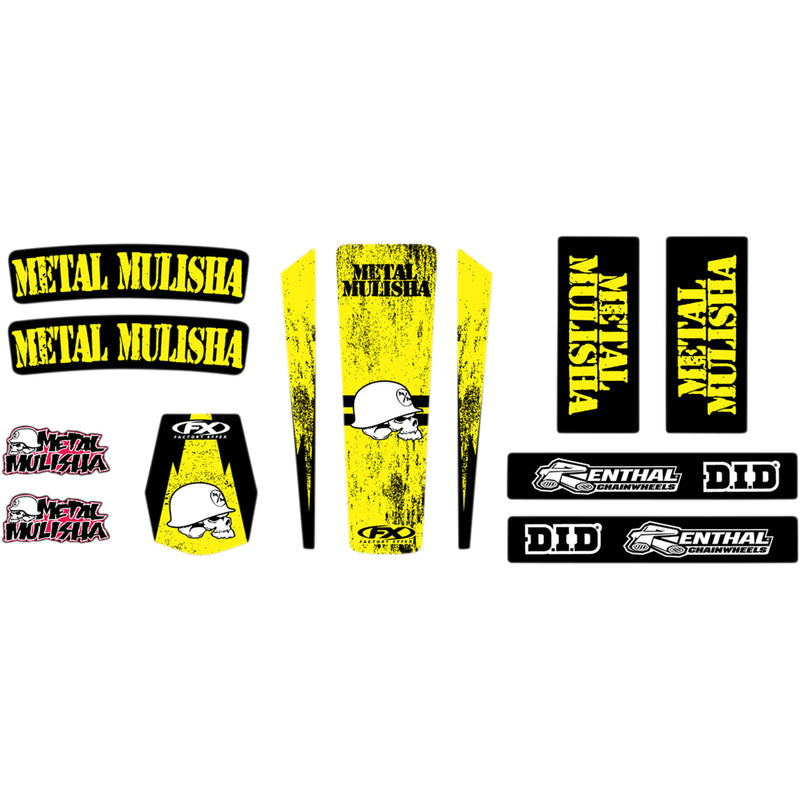FACTORY EFFEX 4302-6038 23-50460 Trim Kit Graphics Trim Kit Graphic - Metal Mulisha - Suzuki