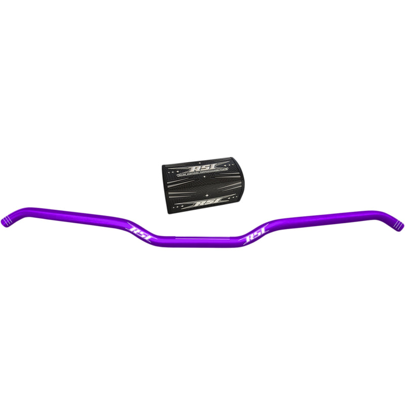 RACE SHOP INC. 0601-5635 T6-10R-PUR Hustler Anodized Aluminum Handlebars Handlebar - Hook - 13° - Purple