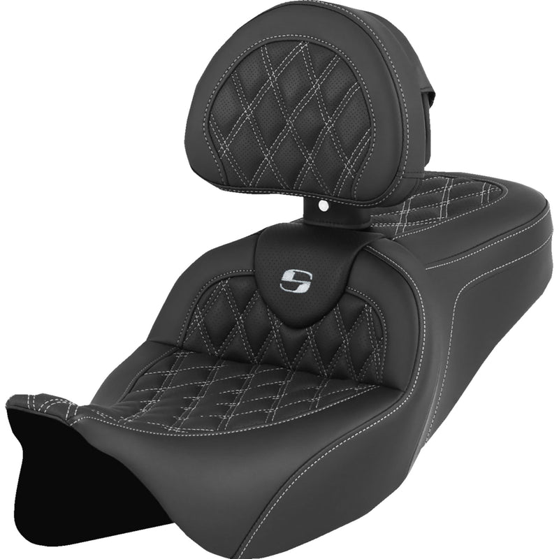 Saddlemen Roadsofa™ Seat - 808-07B-182B6 For Harley Touring 2008-2025