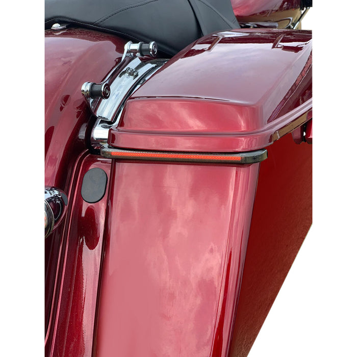 CUSTOM DYNAMICS 2040-2440 CD-LPSEQ-BCM4-S LED Low-Profile BAGZ™ Accent Lights - Saddlebag Lights - Smoke Lens