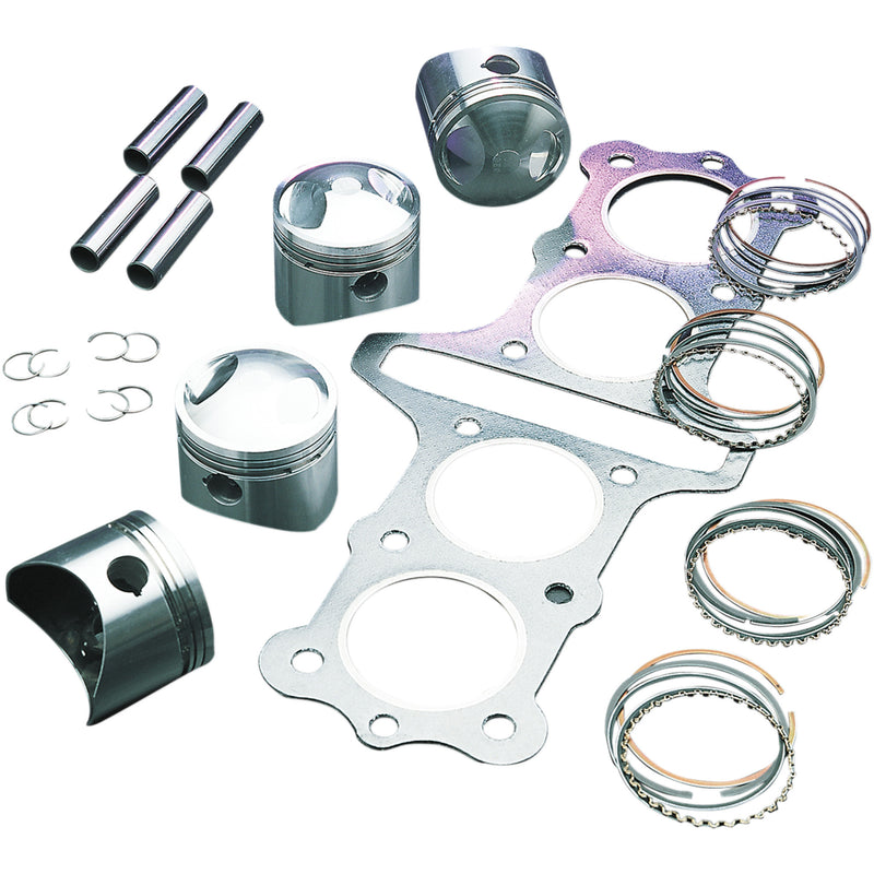 WISECO K1015 K1015 Forged Piston Kit with Head Gasket Piston Kit with Gasket - 70.00 mm - Kawasaki