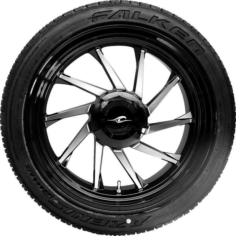 Coastal Moto Wheel - PKG-HURR-187T-BM For Harley Touring 2009-2025