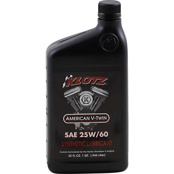 KLOTZ OIL KH-2560 KH-2560 American V-Twin Synthetic Engine Oil V-Twin Synthetic Engine Oil - 25W-60 - 1 U.S. quart