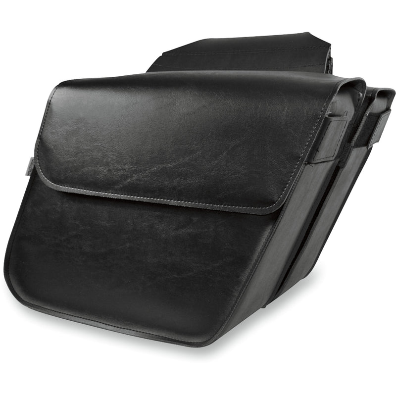 WILLIE & MAX LUGGAGE 3501-0119 58802-00 Raptor Saddlebags Raptor Saddlebag - Black - Standard Slant