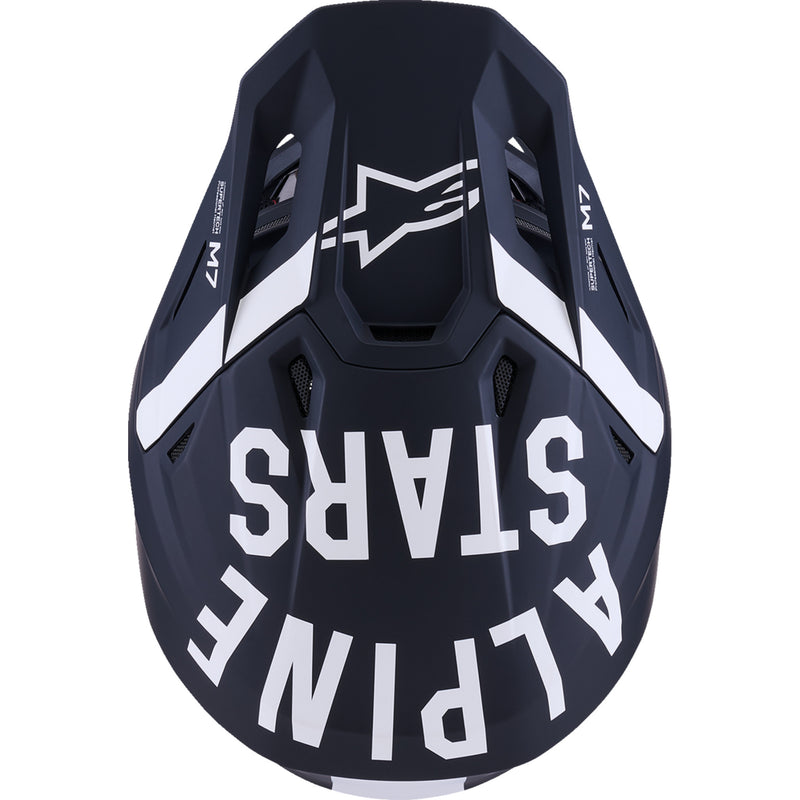 ALPINESTARS SM7 Dasher Helmet - Matte Black/White