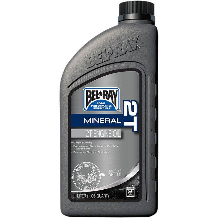 BEL-RAY 3602-0055 99010-B1LW Mineral 2T Engine Oil 2T Mineral Oil - 1L
