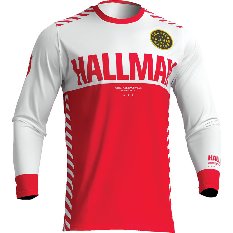 THOR Differ Slice Jersey White/Red