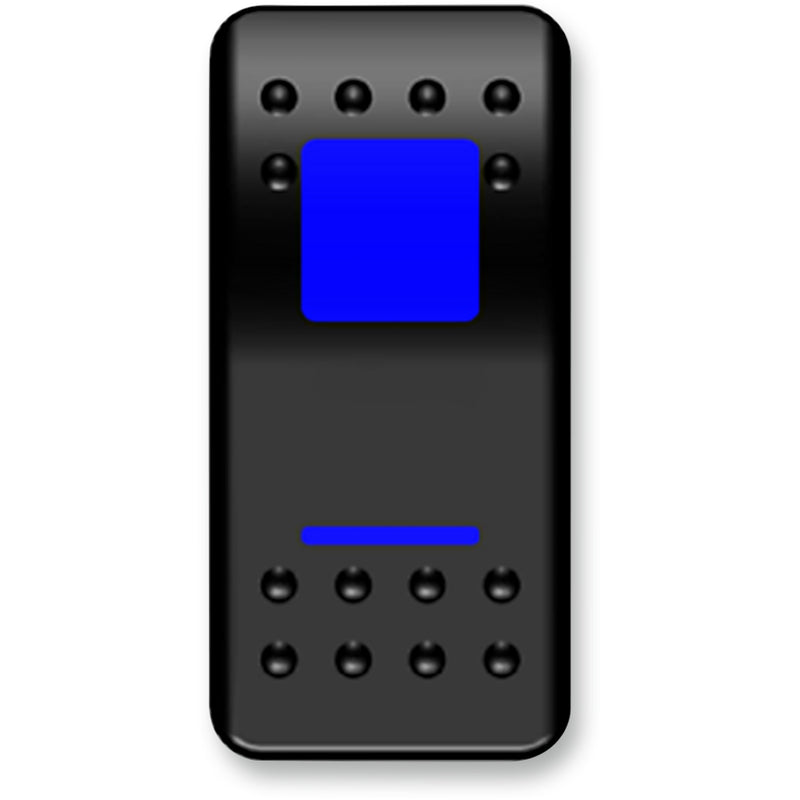 MOOSE OFFROAD 2106-0414 GNB-PWR Rocker Switch on/off - blue