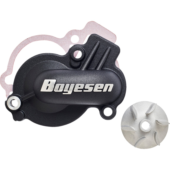 BOYESEN 0932-0158 WPK-45AB Supercooler Water Pump Cover and Impeller Kit Impeller/Waterpump Cover - Black - Gas Gas/Husqvarna/KTM