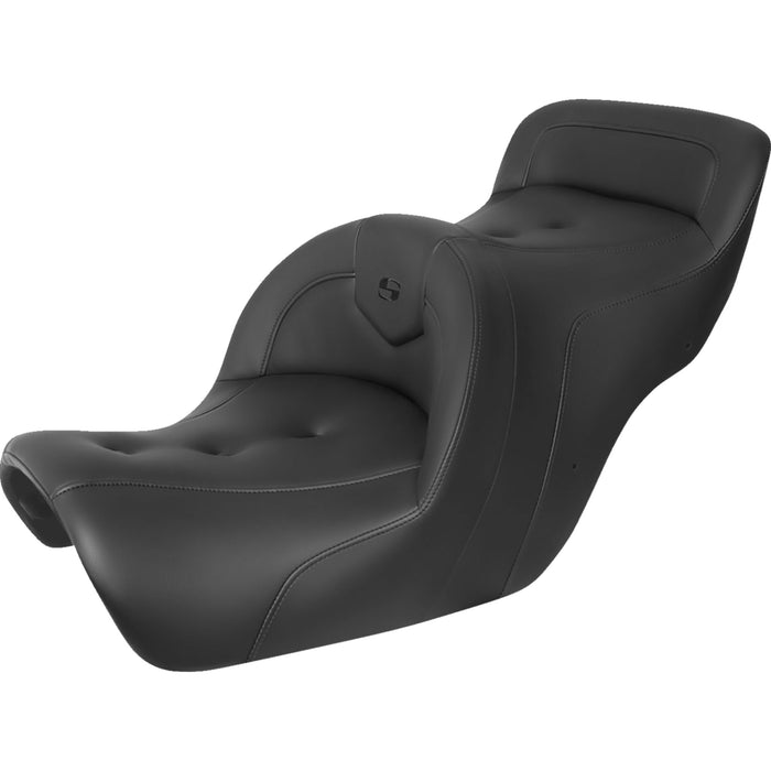 SADDLEMEN 0810-2364 H88-07-181 Roadsofa™ Pillow Top Seat - Without Backrest - Pillow Top - Black