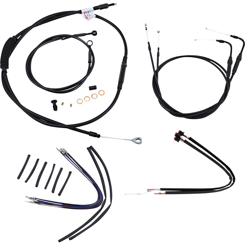 Burly Brand Complete Cable Kit - B30-1125 For Harley Softail 2011-2015