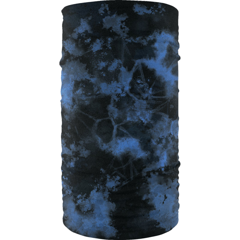 ZAN HEADGEAR 2502-0316 TF775 Motley Tube® Fleece Lined greg lutzka tube - tie dye - black and blue