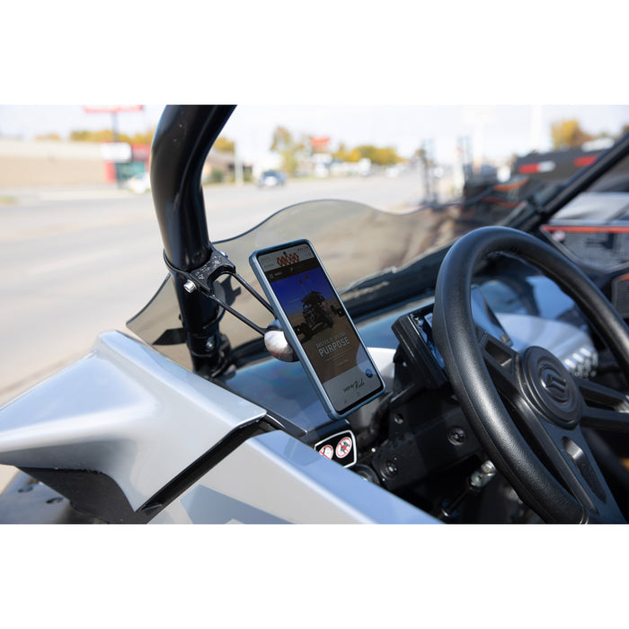 KLOCK WERKS 0502-0601 KWD-05-0530 Roll Cage Phone Mount Mount - Phone - Roll Cage - Offset - 1-5/8"
