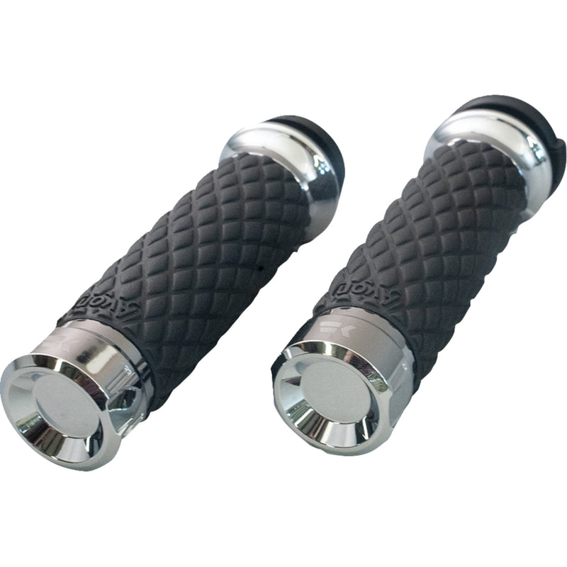 Khrome Werks Klassic Grips - 500305 For Harley Motorcycles 2008-2024
