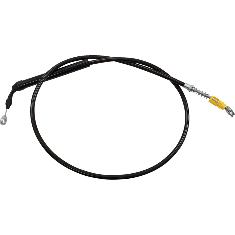 LA Choppers Midnight Braided Clutch Cable 18"-20" Ape Hanger Handlebars - LA-8058C19M For Harley Touring 2021-2022