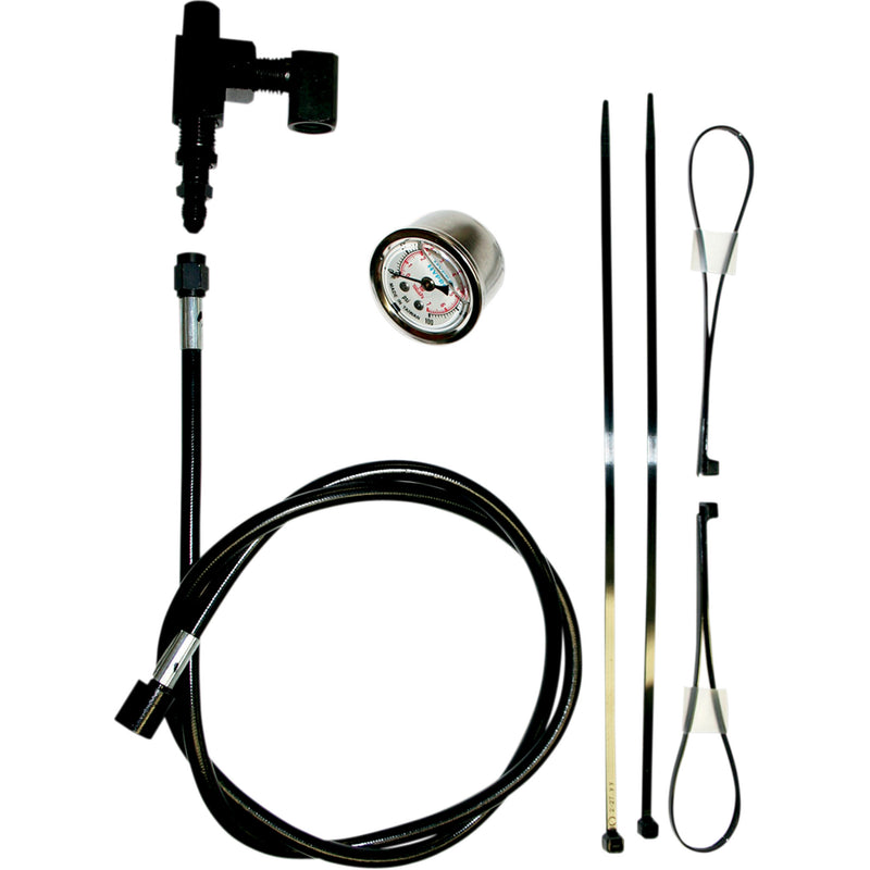 FEULING OIL PUMP CORP. 2212-0435 9019 Remote Oil Pressure Gauge/Line Kits - Black