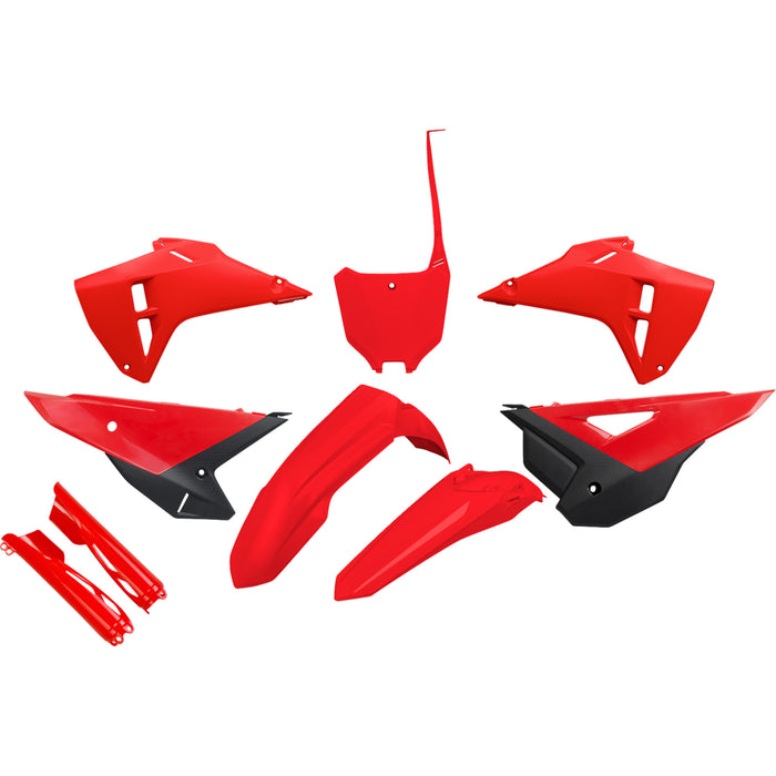 UFO 1403-4383 HOKIT128F@999 Restyle Complete Body Kit Restyle Body Kit - '25 OEM Red/Black - CRF 250/450 R/RX
