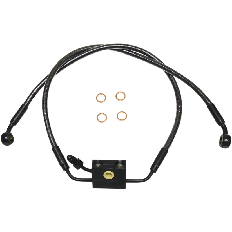 Magnum Shielding Designer Series Brake Line - AS47019 For Harley Sportster / Softail 2016-2023
