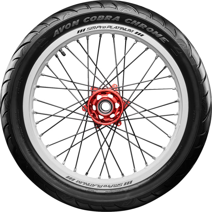 AVON 0305-0618 638177 Cobra Chrome AV91 Tire Tire - Cobra Chrome AV91 - Front - 130/80B17 - 65H