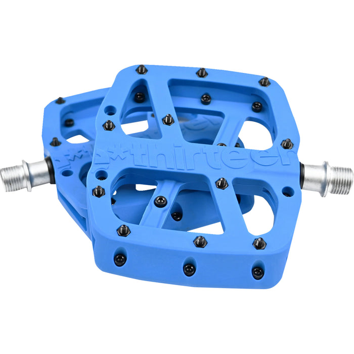 E*THIRTEEN 4910-0035 PD2USA-102 Base Pedals flat - blue