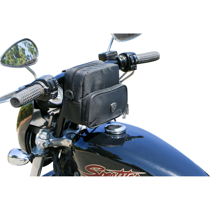 NELSON RIGG 3510-0175 GLHB-L Greg Lutzka Signature Cruiser Handlebar Bag Greg Lutzka Signature Handlebar Bag - Black