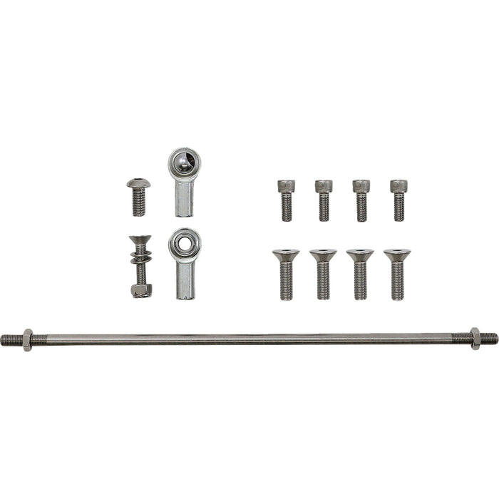 ACCUTRONIX 1622-0485 FC106-SLC Forward Controls with Master Cylinder Forward Control - Tribal - Chrome