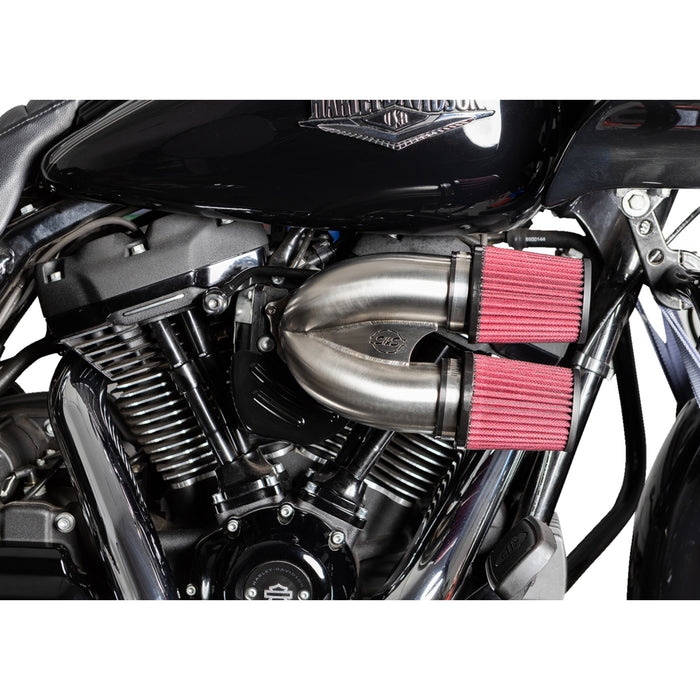 S&S CYCLE 1010-2885 170-0565A Tuned Induction Air Cleaner Kit - Stainless Steel