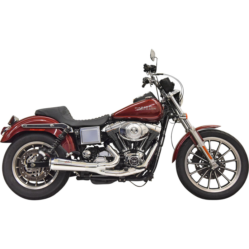 Bassani Xhaust 2-Into-1 Exhaust System - 1D5C For Harley Dyna 1993-2005