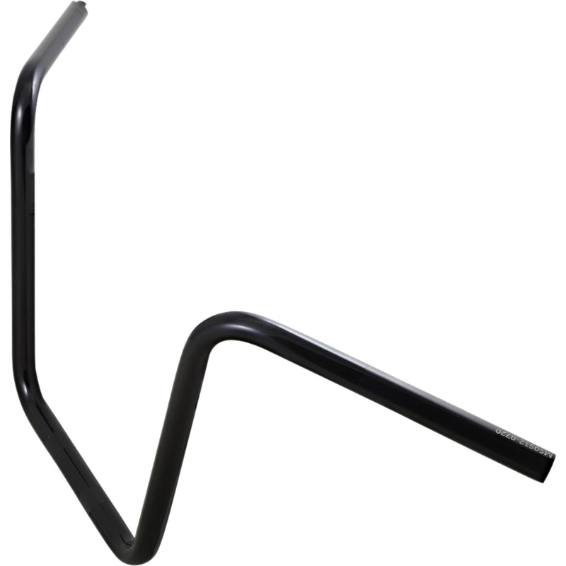 Magnum Shielding 1" Handlebar Rise Black For Harley Motorcycles 1973-2022