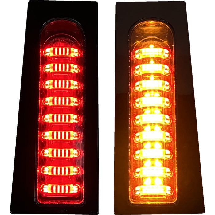 CUSTOM DYNAMICS 2040-3064 PB-ECE-FILL-SB ProBEAM® Dual Color Run & Turn Fillerz® - ProBEAM® Fillerz® Dual Color Lights - Smoke - Gloss Black