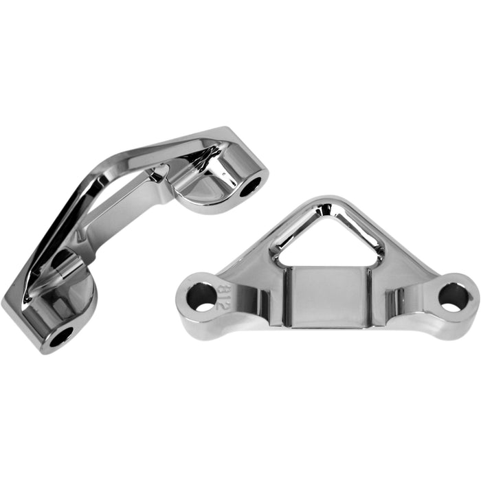 ACCUTRONIX 1410-0063 TFS41-EMF812C Fender Spacers for Hot/Bagger Legs Hot Legs/Bagger Legs Fender Spacers - Chrome - 0.8125" Spacer - For 6-3/8" Width Fender
