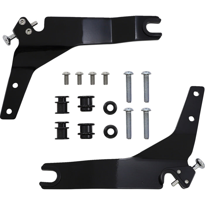 COBRA 1501-0598 602-2028B Detachable Backrest Kit - 11" - Black - FXFBS