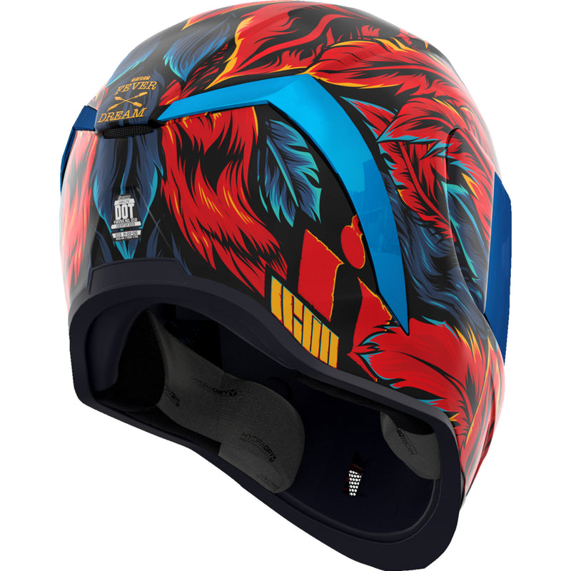 ICON 0101-16106 Airform™ Fever Dream Helmet Airform™ Helmet - Fever Dream - Blue - 3XL