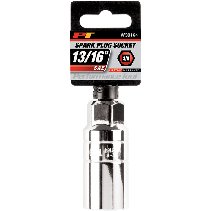 PERFORMANCE TOOL 3801-0339 W38164 Spark Plug Socket Socket - Spark/Plug - 13/16"