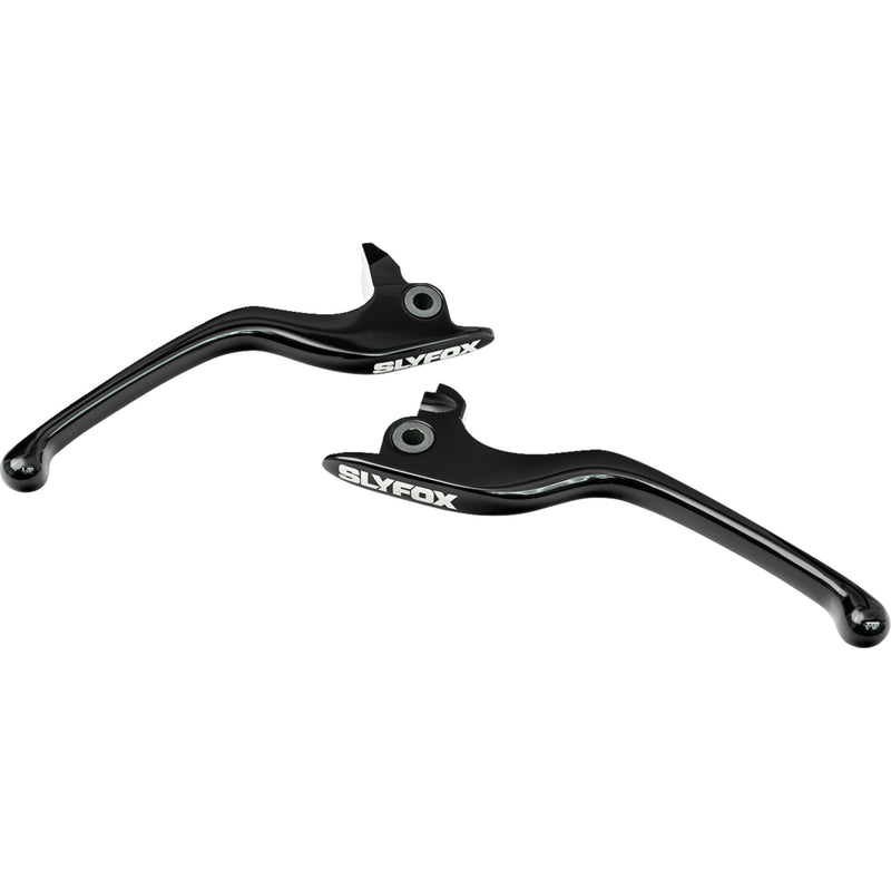 Slyfox Lever Set - 1014-XCXA-B For Harley Touring 2017-2020