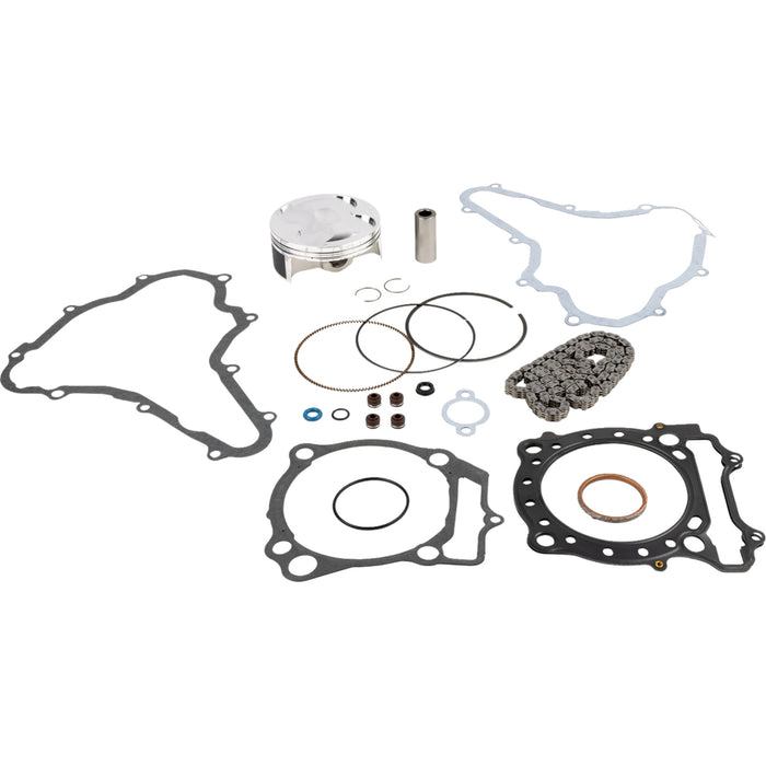 VERTEX 0910-3864 VTKTC23553A Top End Piston Kit Forged High Compression for 4-Stroke Top End Piston Kit - 95.45 mm - Suzuki LT-R450