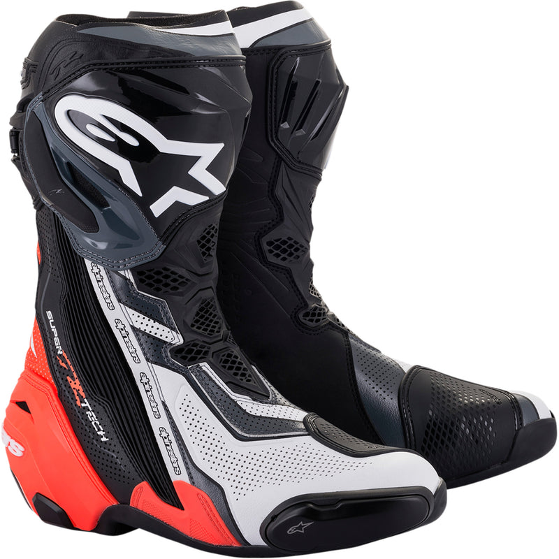 ALPINESTARS Supertech V Boots Black/Red/White/Gray - US / EU