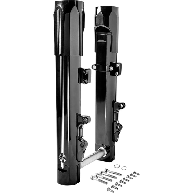 Performance Machine (pm) Legs - 0208-2173-BM For Harley Touring 2014-2023