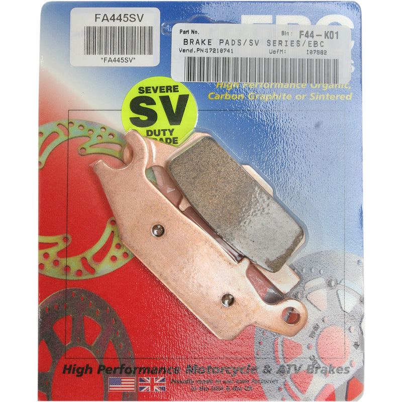 EBC Brake Pad - FA445SV Yamaha Grizzly 2007-2018